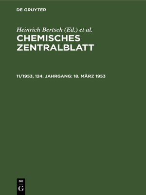 cover image of 18. März 1953